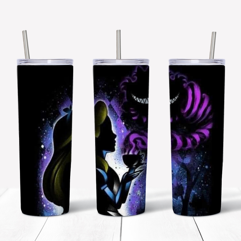 Alice in Wonderland 20oz tumbler